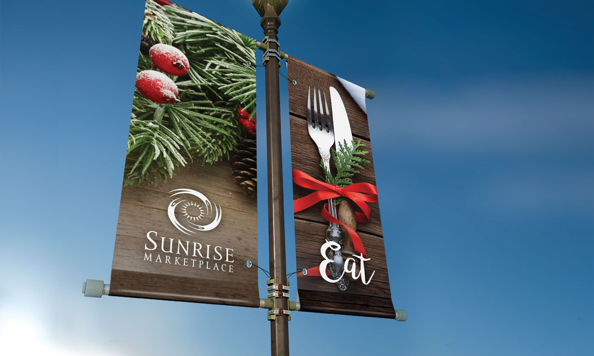 Sunrise MarketPlace Holiday Banners